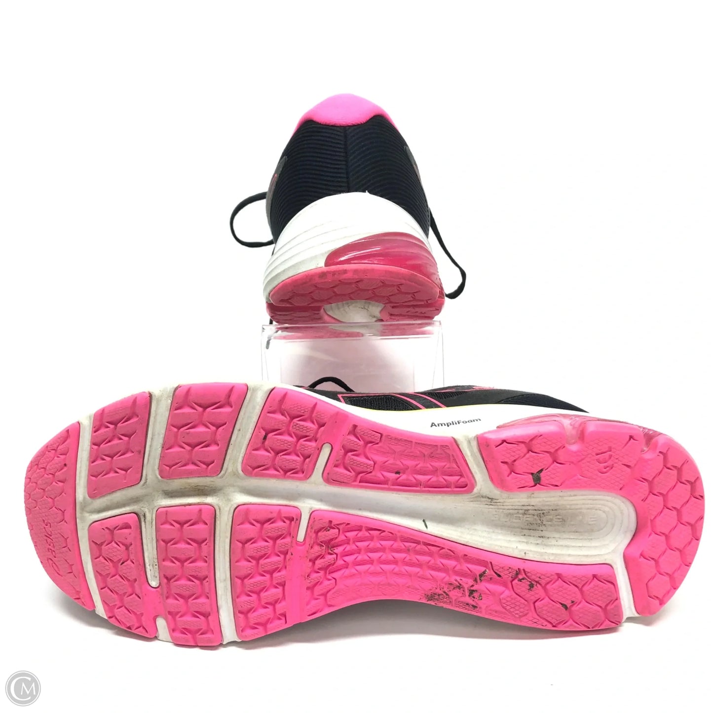 Shoes Athletic By Asics In Black & Pink, Size: 7