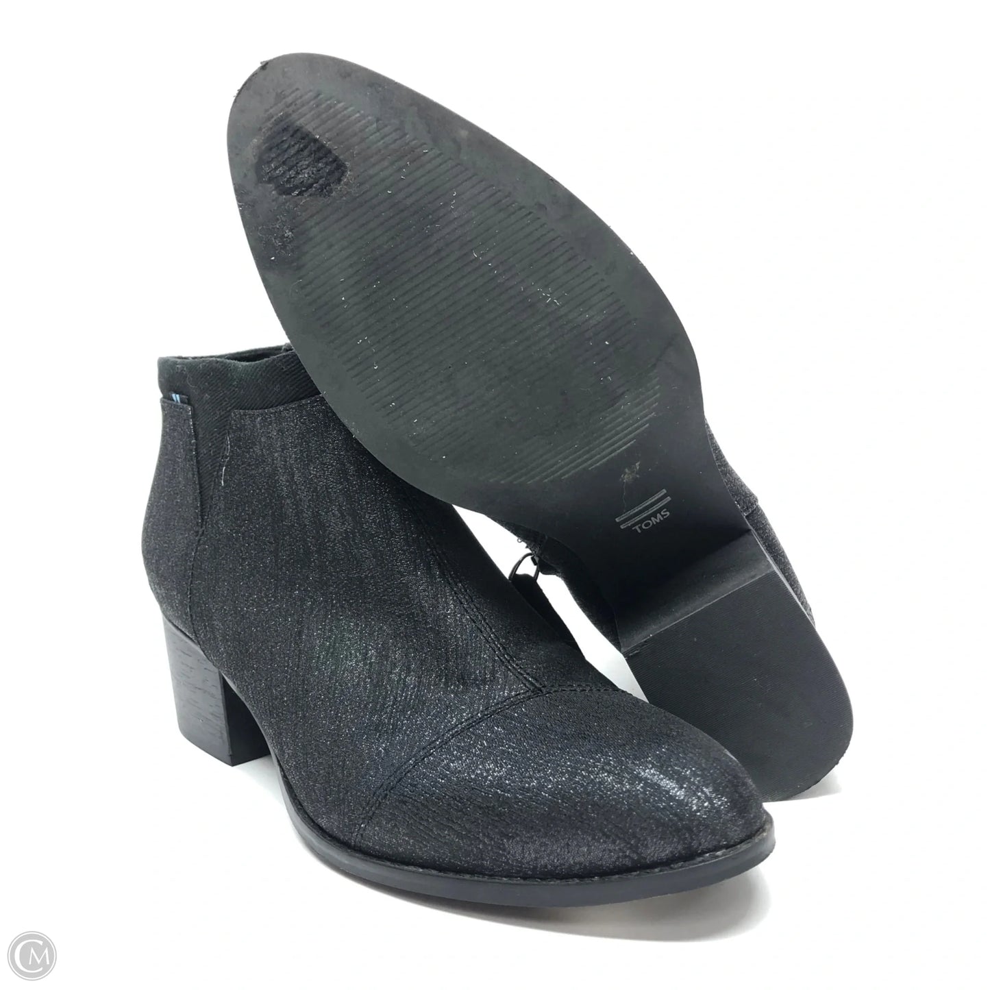 Boots Ankle Heels By Toms In Black, Size: 9
