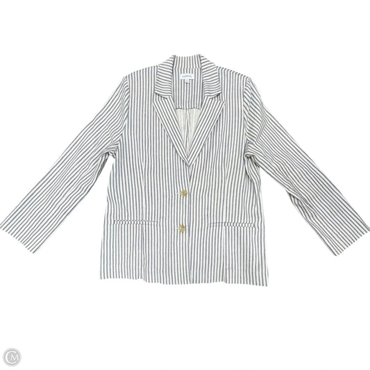Blazer By Evereve In Striped Pattern, Size: M