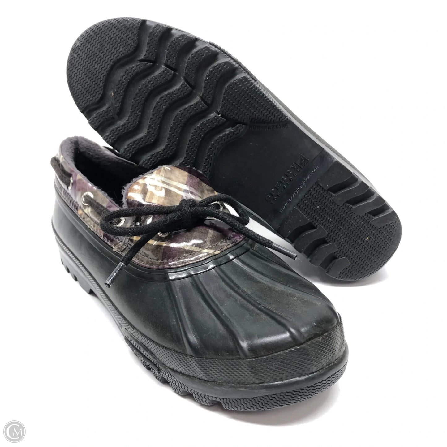 Shoes Flats By Sperry In Black, Size: 8