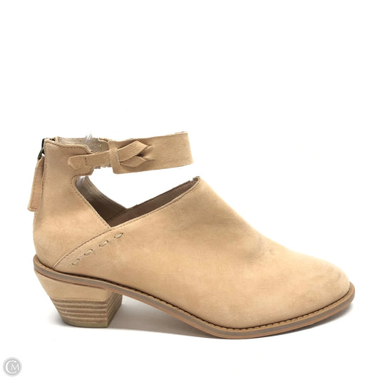 Boots Ankle Heels By Kelsi Dagger In Tan, Size: 8.5