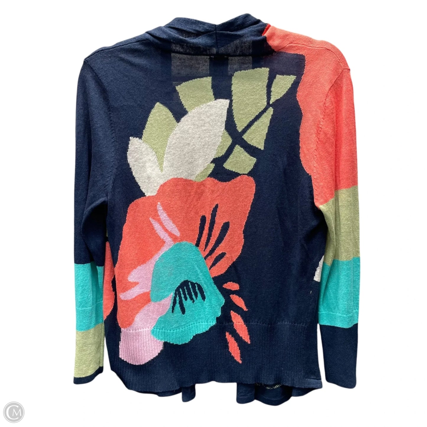 Sweater Cardigan By Nic + Zoe In Multi-colored, Size: M