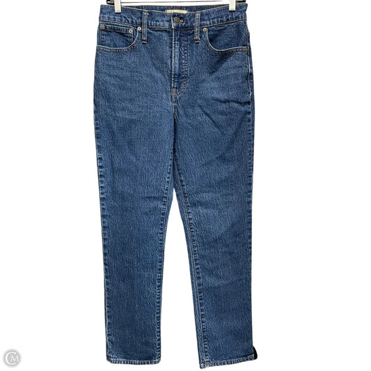 Jeans Straight By Madewell In Blue Denim, Size: 6