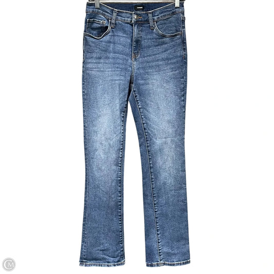 Jeans Straight By Express In Blue Denim, Size: 10