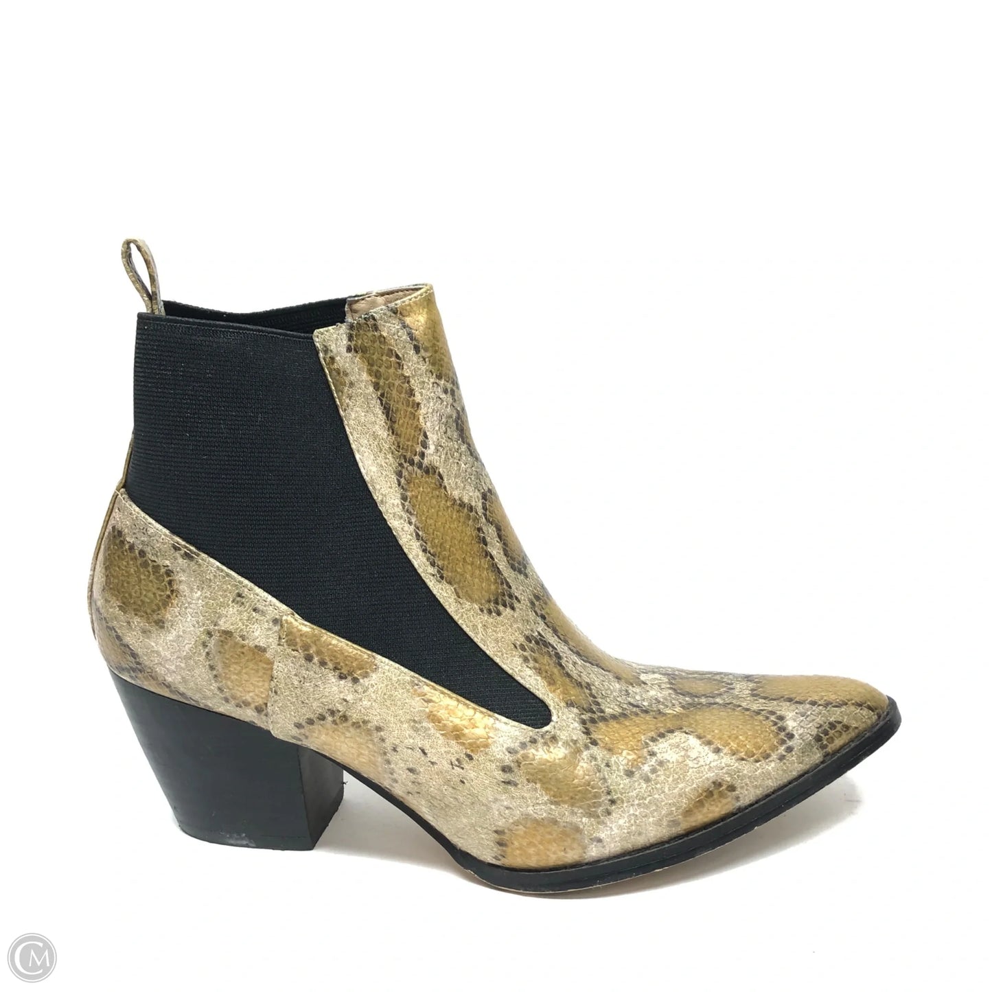 Boots Ankle Heels By Coconuts In Snakeskin Print, Size: 6
