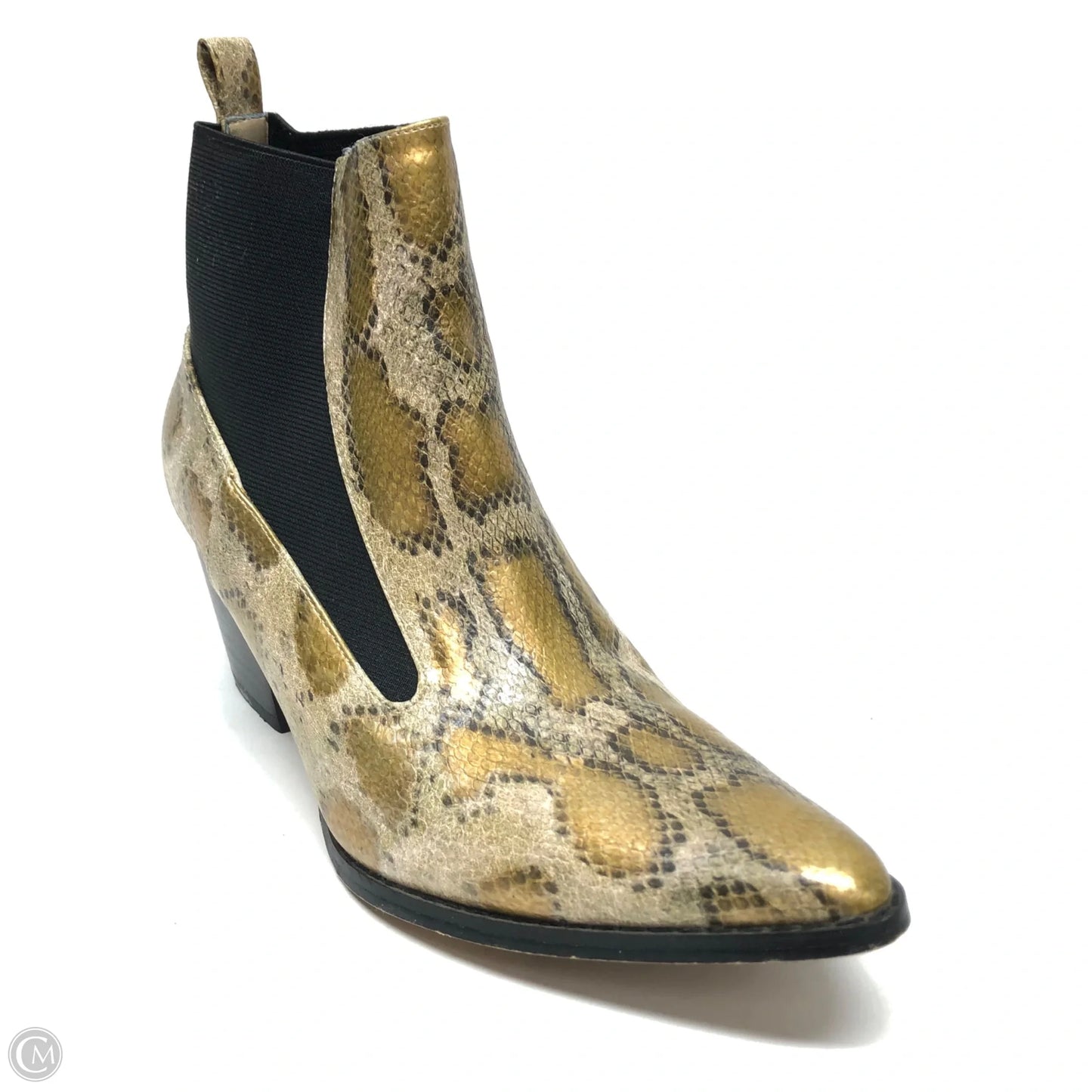 Boots Ankle Heels By Coconuts In Snakeskin Print, Size: 6