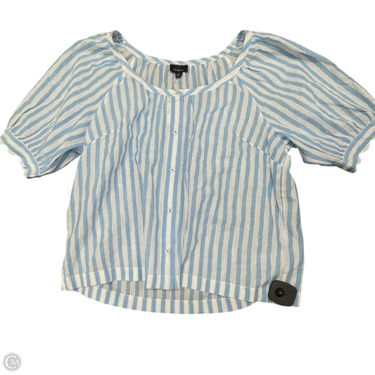 Top Short Sleeve By Talbots In Blue, Size: S