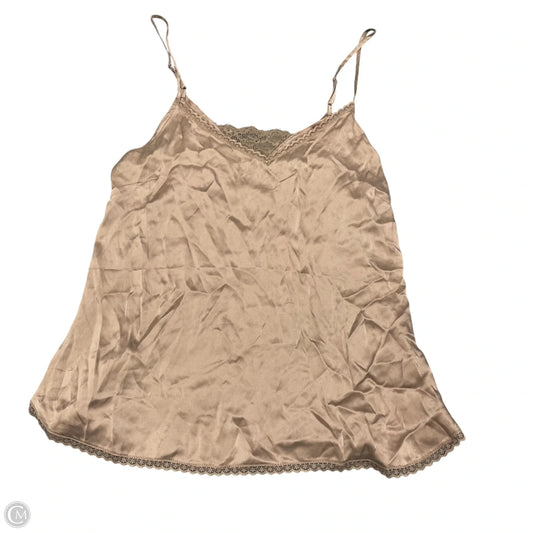 Top Cami By Anthropologie In Tan, Size: M