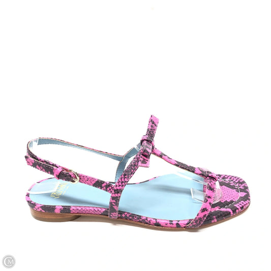 Sandals Flats By Cmb In Pink, Size: 6