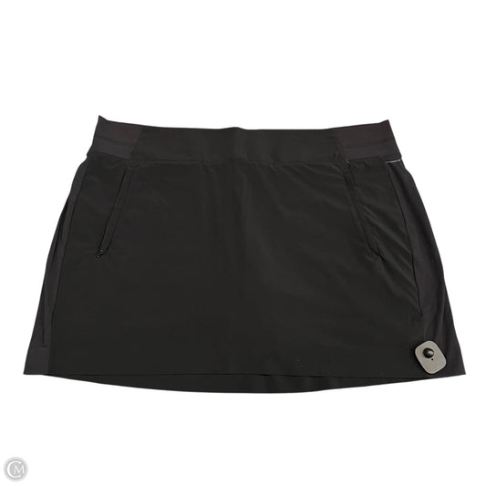 Athletic Skort By Athleta In Black, Size: 22
