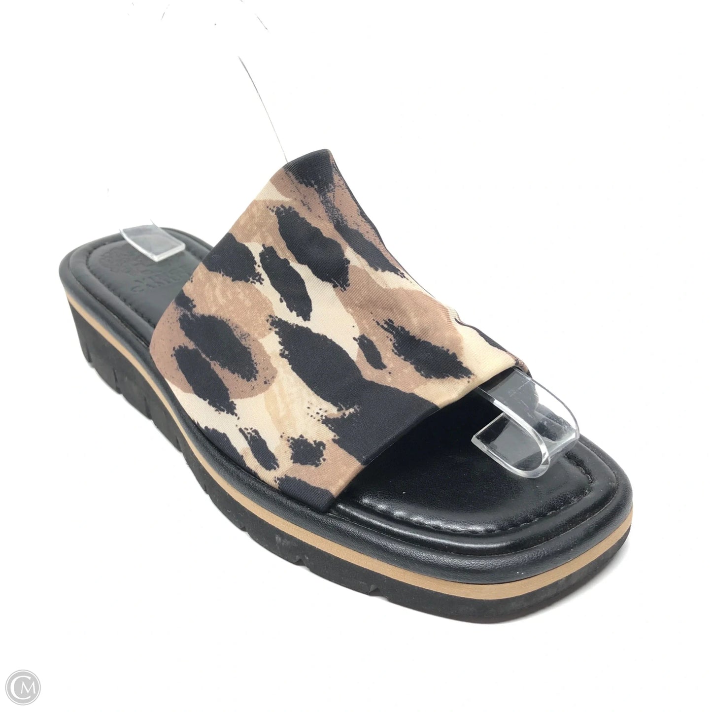 Sandals Flats By Vince Camuto In Black & Brown, Size: 9.5