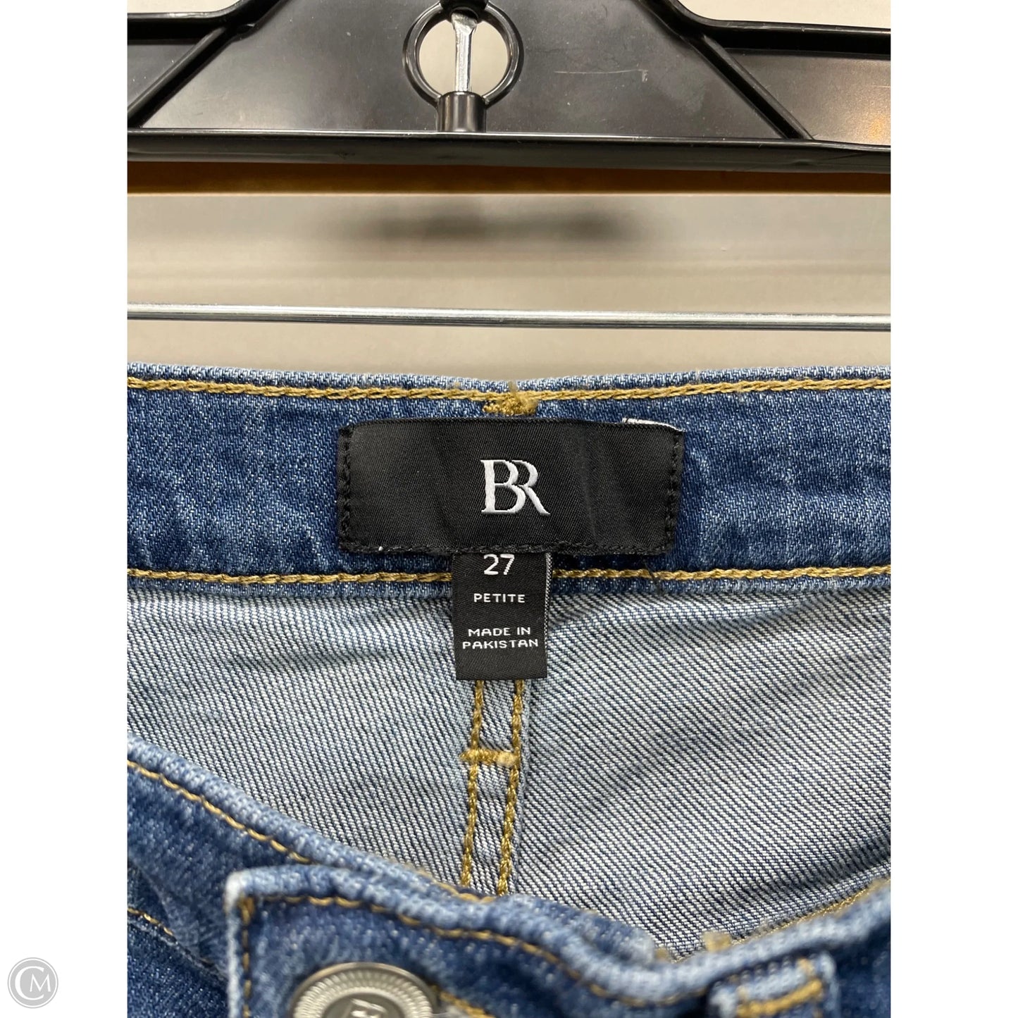 Jeans Flared By Banana Republic In Blue Denim, Size: 4p