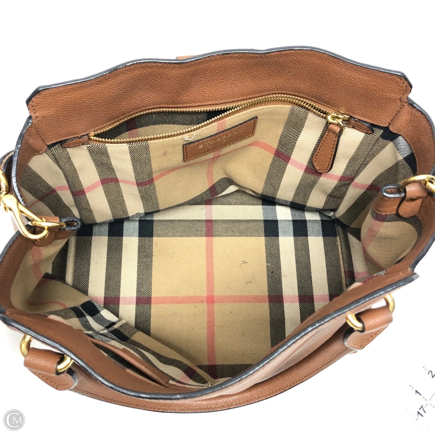 Handbag Luxury Designer By Burberry, Size: Medium