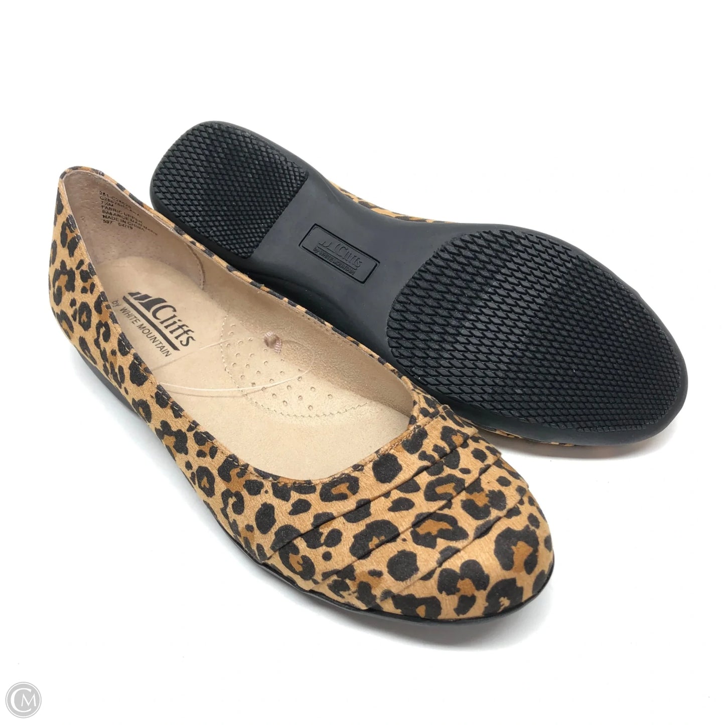 Shoes Flats By White Mountain In Leopard Print, Size: 7.5