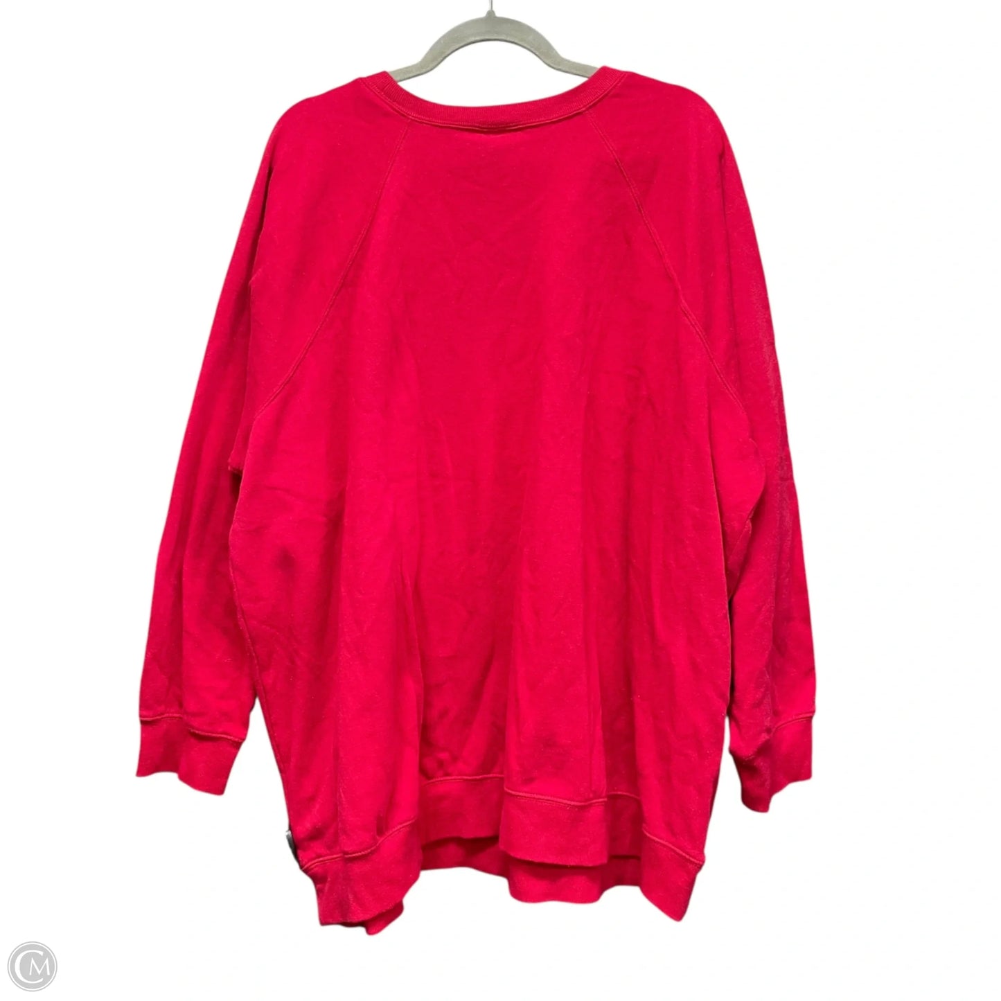 Sweatshirt Crewneck By Torrid In Red, Size: 3x