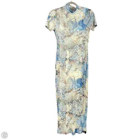 Dress Casual Midi By Steve Madden In Snakeskin Print, Size: Xs