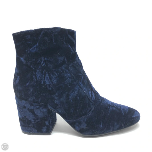 Boots Ankle Heels By Gianni Bini In Navy, Size: 9