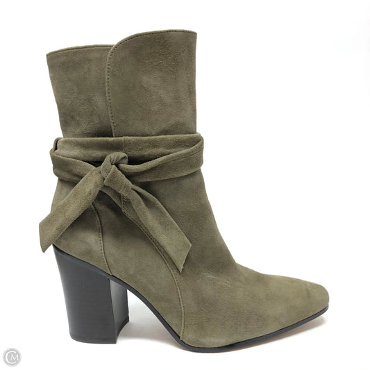 Boots Ankle Heels By Banana Republic In Green, Size: 7