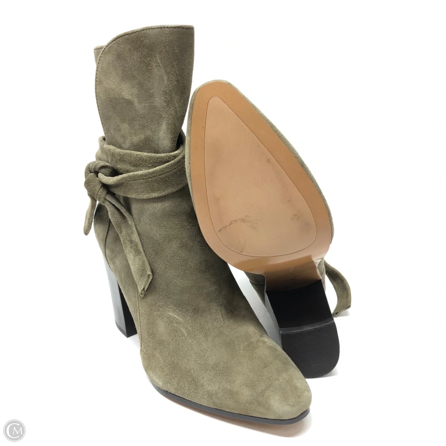 Boots Ankle Heels By Banana Republic In Green, Size: 7