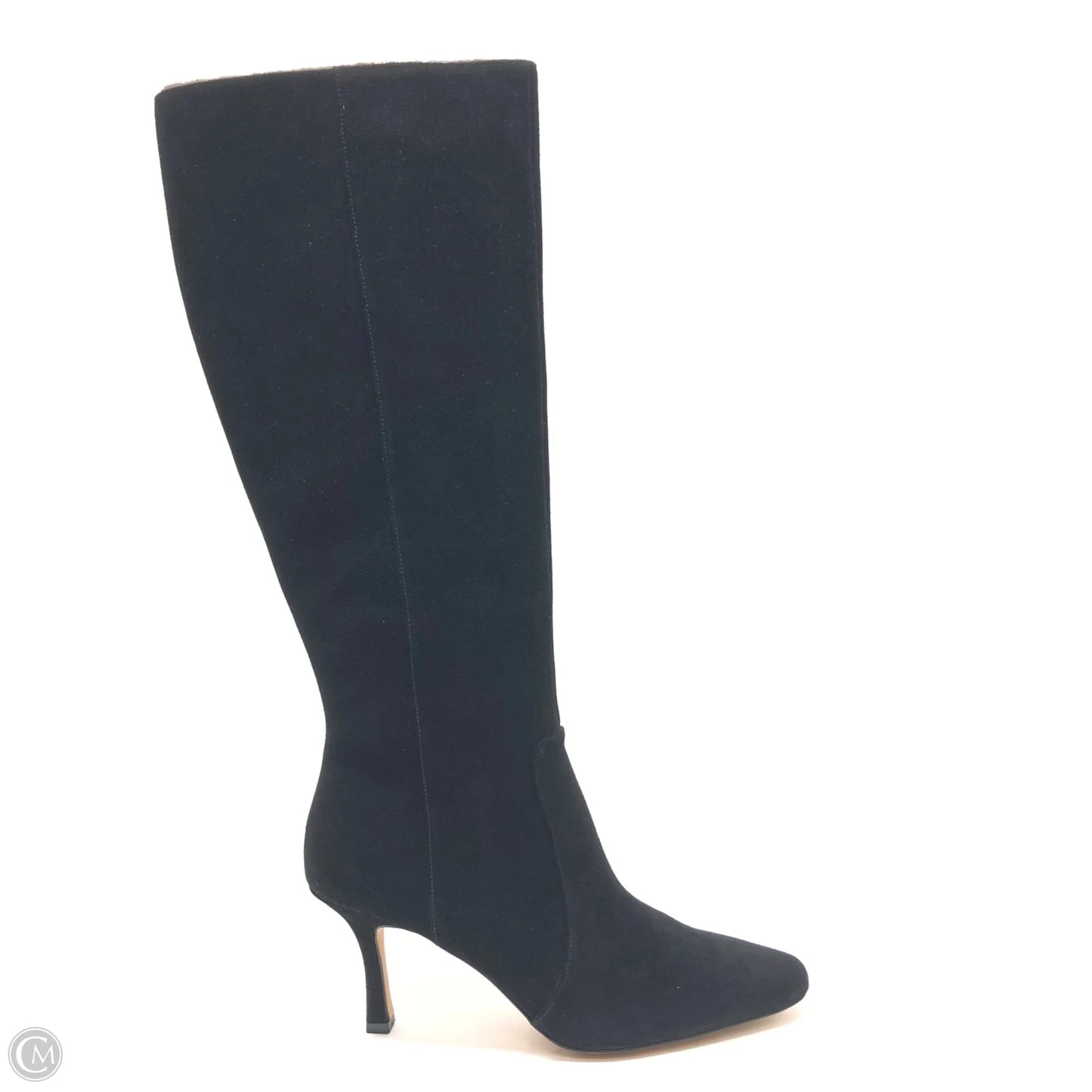 Boots Knee Heels By Ann Taylor In Black, Size: 9