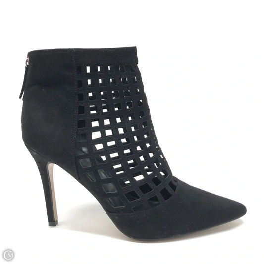Boots Ankle Heels By Aldo In Black, Size: 8.5