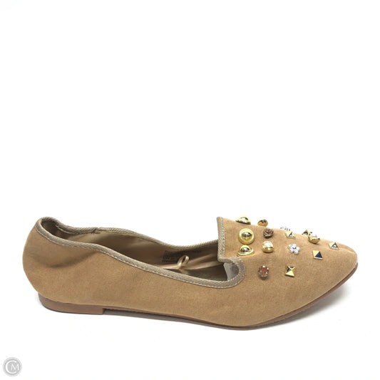 Shoes Flats By Mix It In Tan, Size: 10