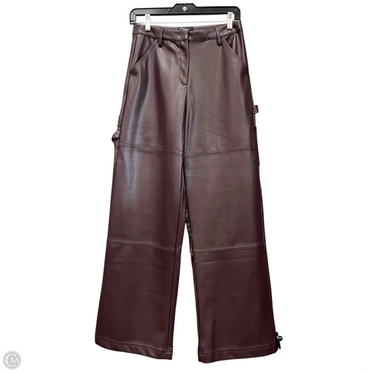 Pants Wide Leg By Aqua In Maroon, Size: S