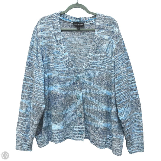 Sweater Cardigan By Lane Bryant In Blue, Size: 3x
