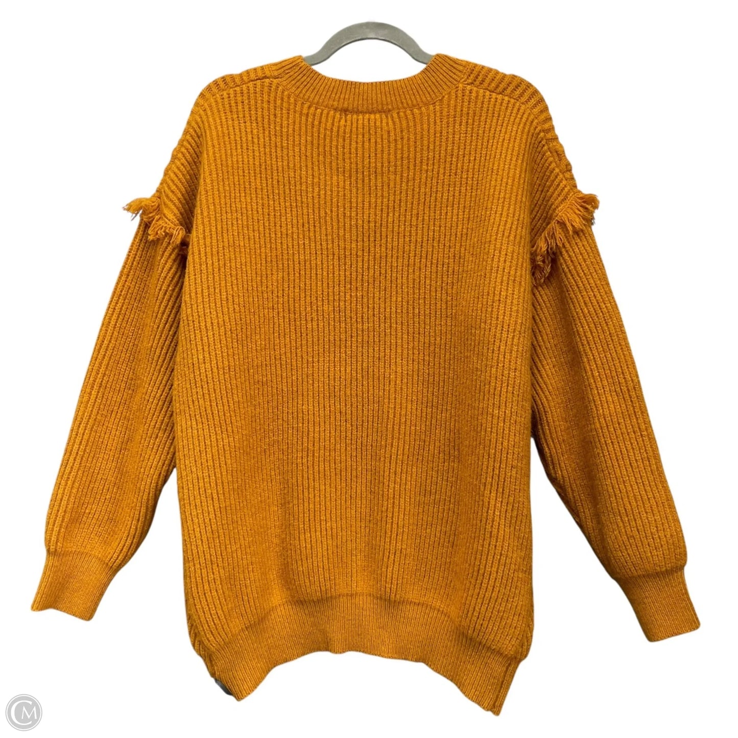 Sweater By Suzanne Betro In Orange, Size: Xl