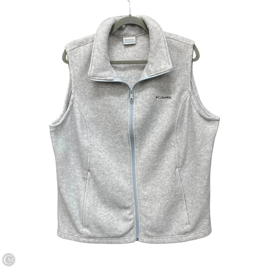Vest Fleece By Columbia In Grey, Size: 1x