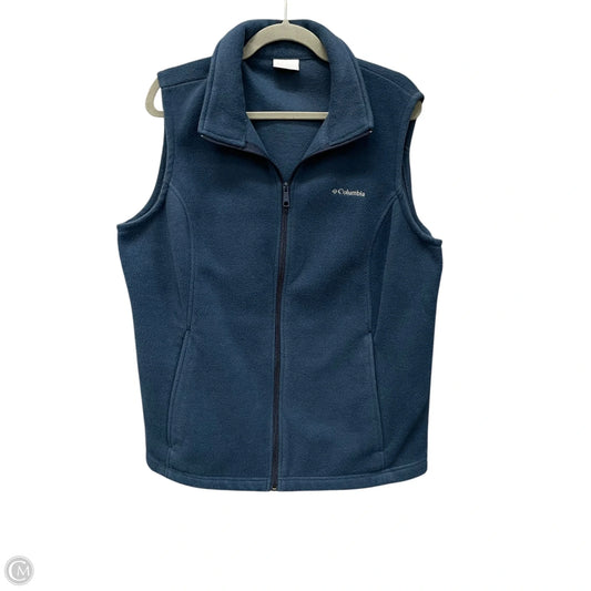 Vest Fleece By Columbia In Blue, Size: 1x