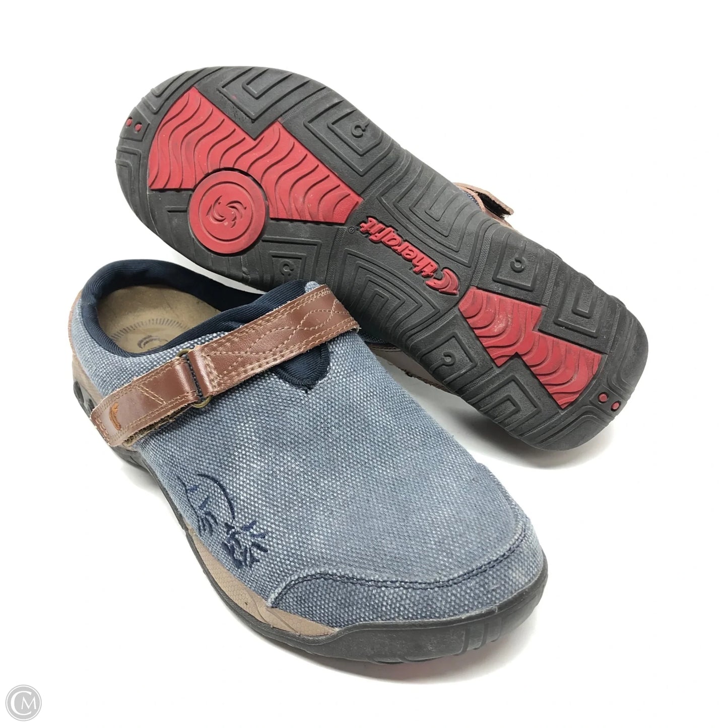 Shoes Flats By Clothes Mentor In Blue, Size: 8