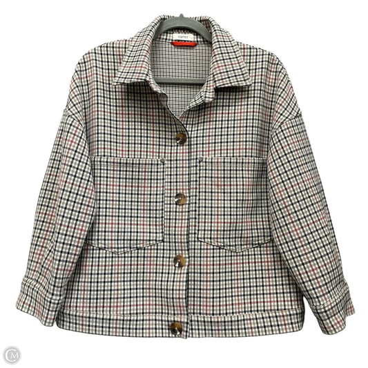 Jacket Other By Esprit In Plaid Pattern, Size: S