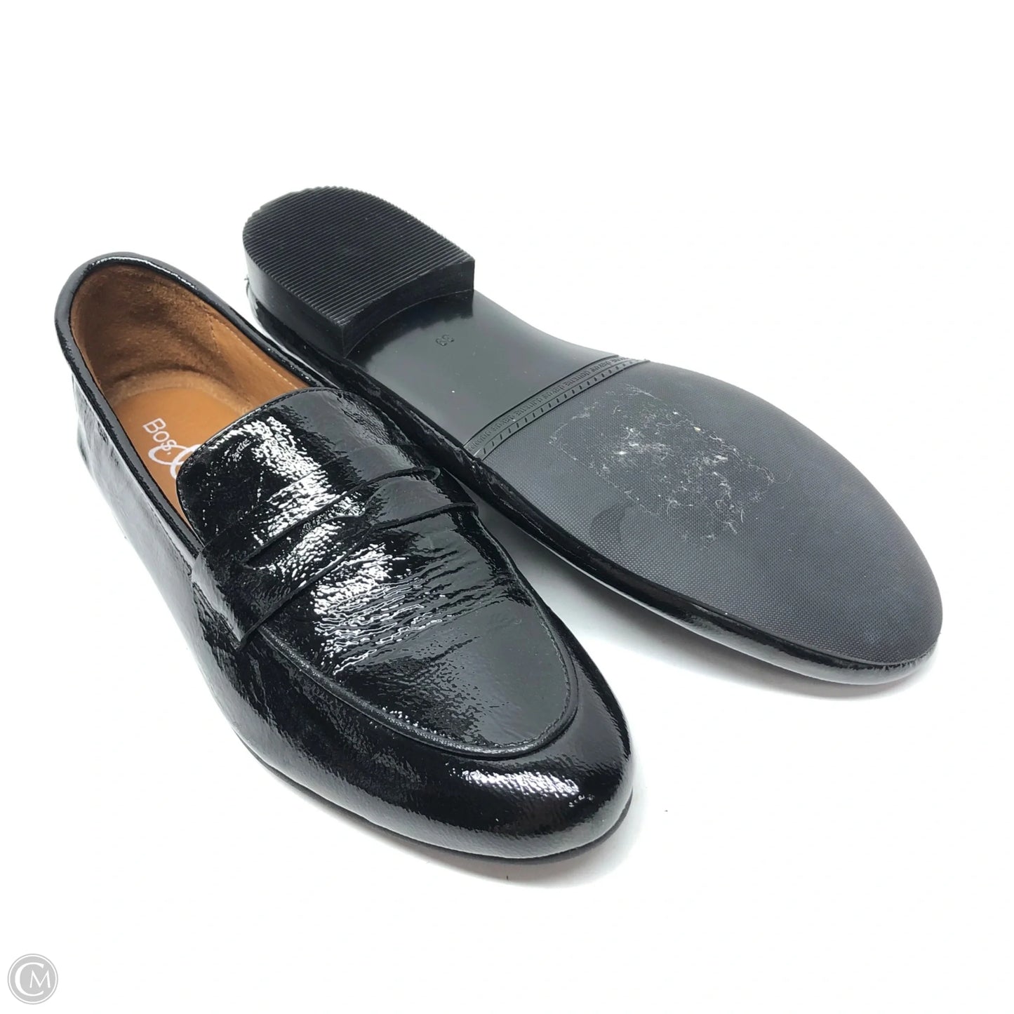 Shoes Flats By Clothes Mentor In Black, Size: 8.5