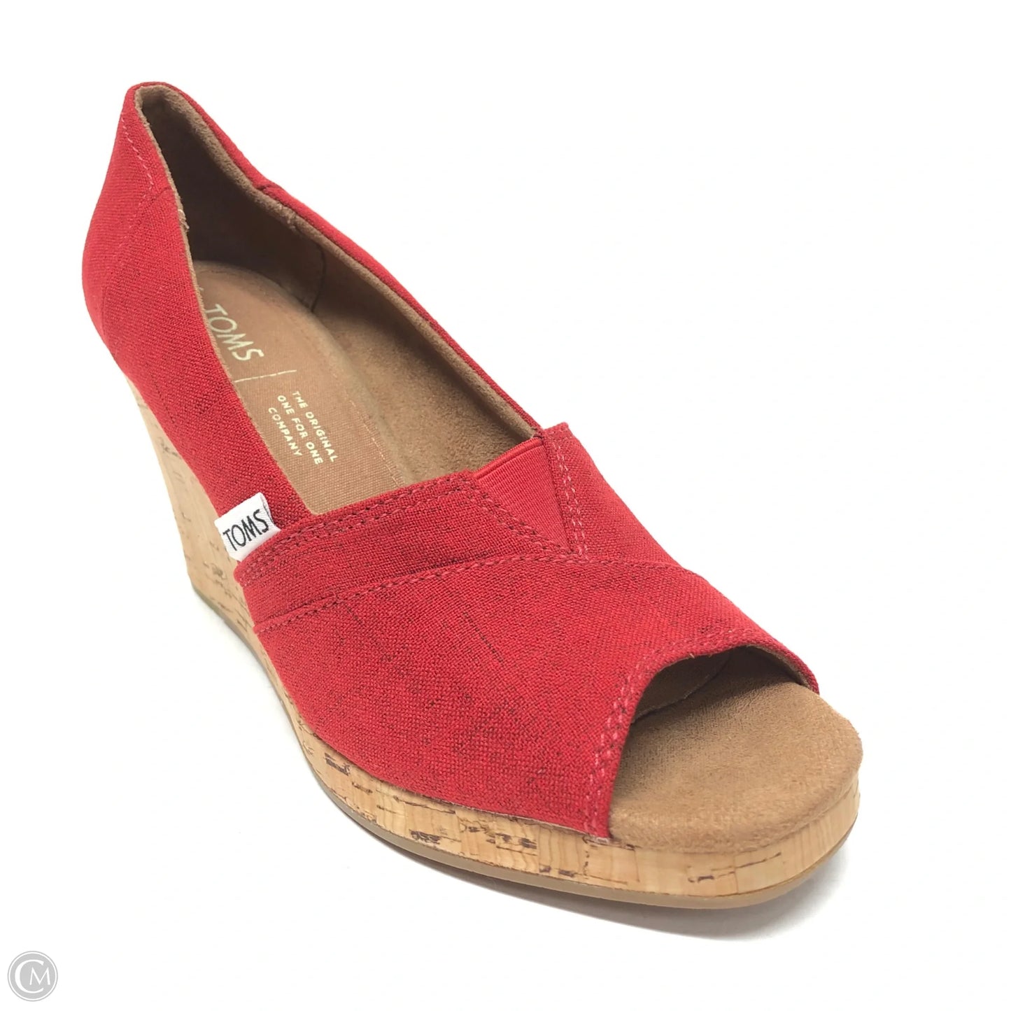 Shoes Heels Wedge By Toms In Red, Size: 7