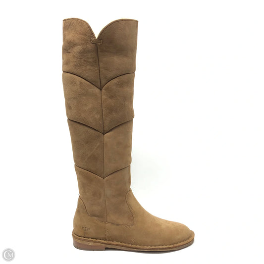 Boots Designer By Ugg In Brown, Size: 8.5