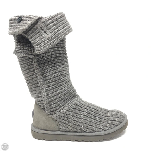 Boots Designer By Ugg In Grey, Size: 8
