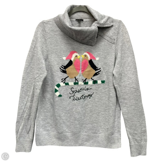 Sweater By Talbots In Grey, Size: Mp