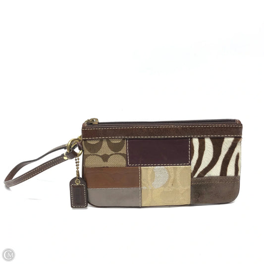 Wristlet Designer By Coach, Size: Small