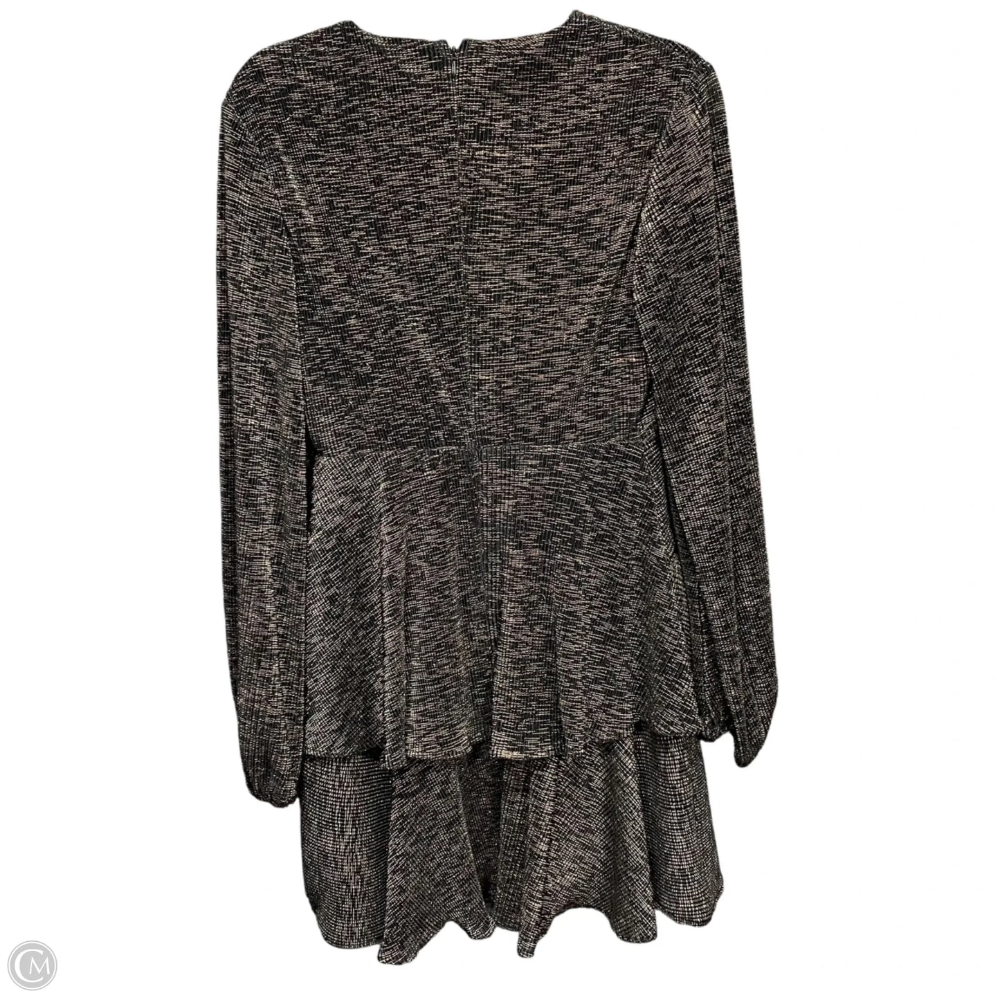 Dress Casual Short By Cmb In Black & Gold, Size: S