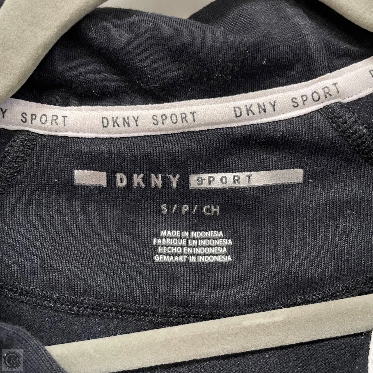 Sweatshirt Hoodie By Dkny In Black, Size: S
