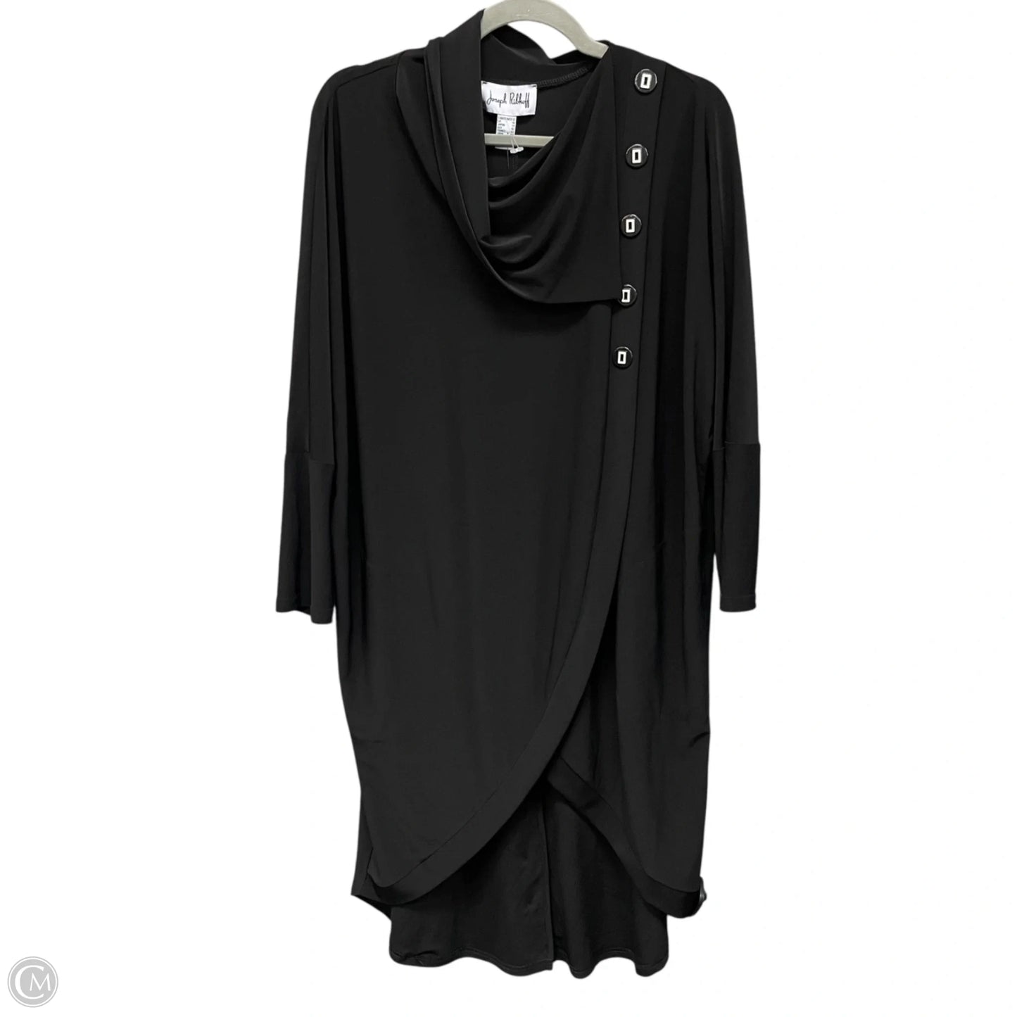 Tunic Long Sleeve By Joseph Ribkoff In Black, Size: 12