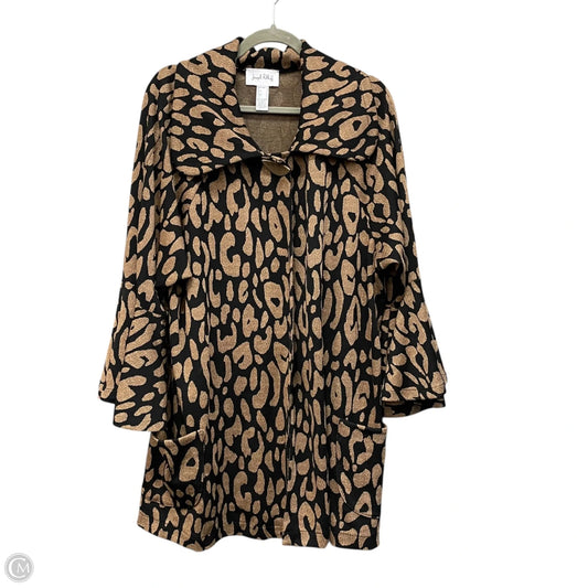 Jacket Other By Joseph Ribkoff In Black & Tan, Size: 16