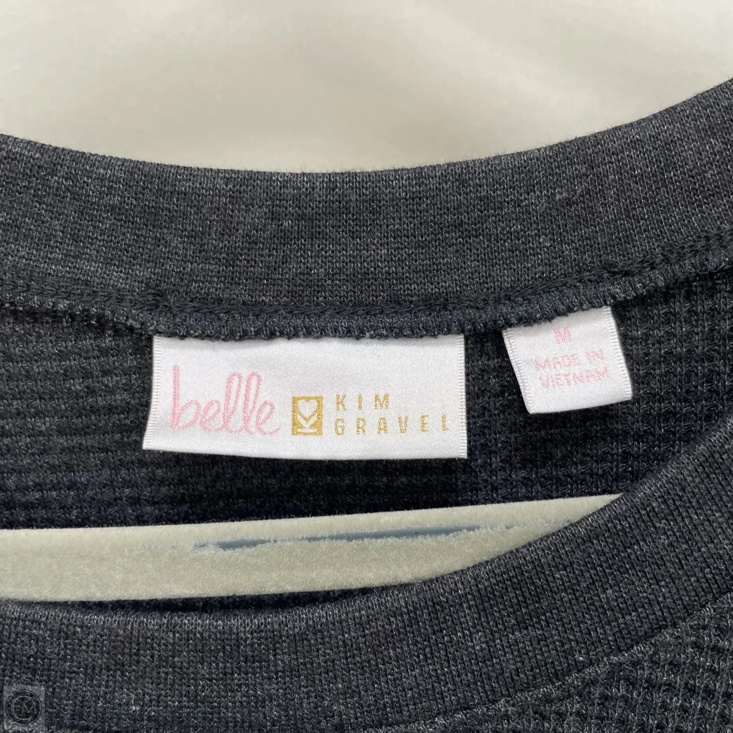 Top Long Sleeve By Belle By Kim Gravel In Black, Size: M