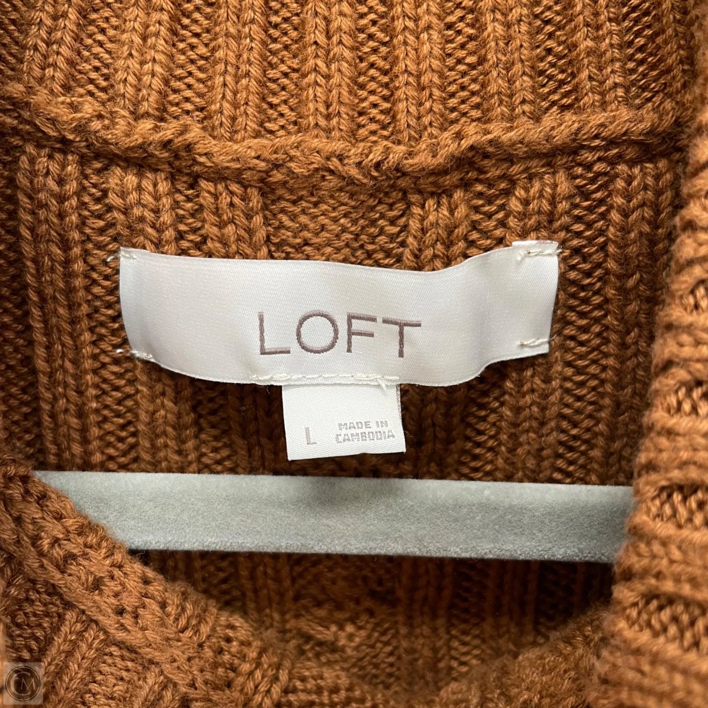 Sweater By Loft In Brown, Size: L