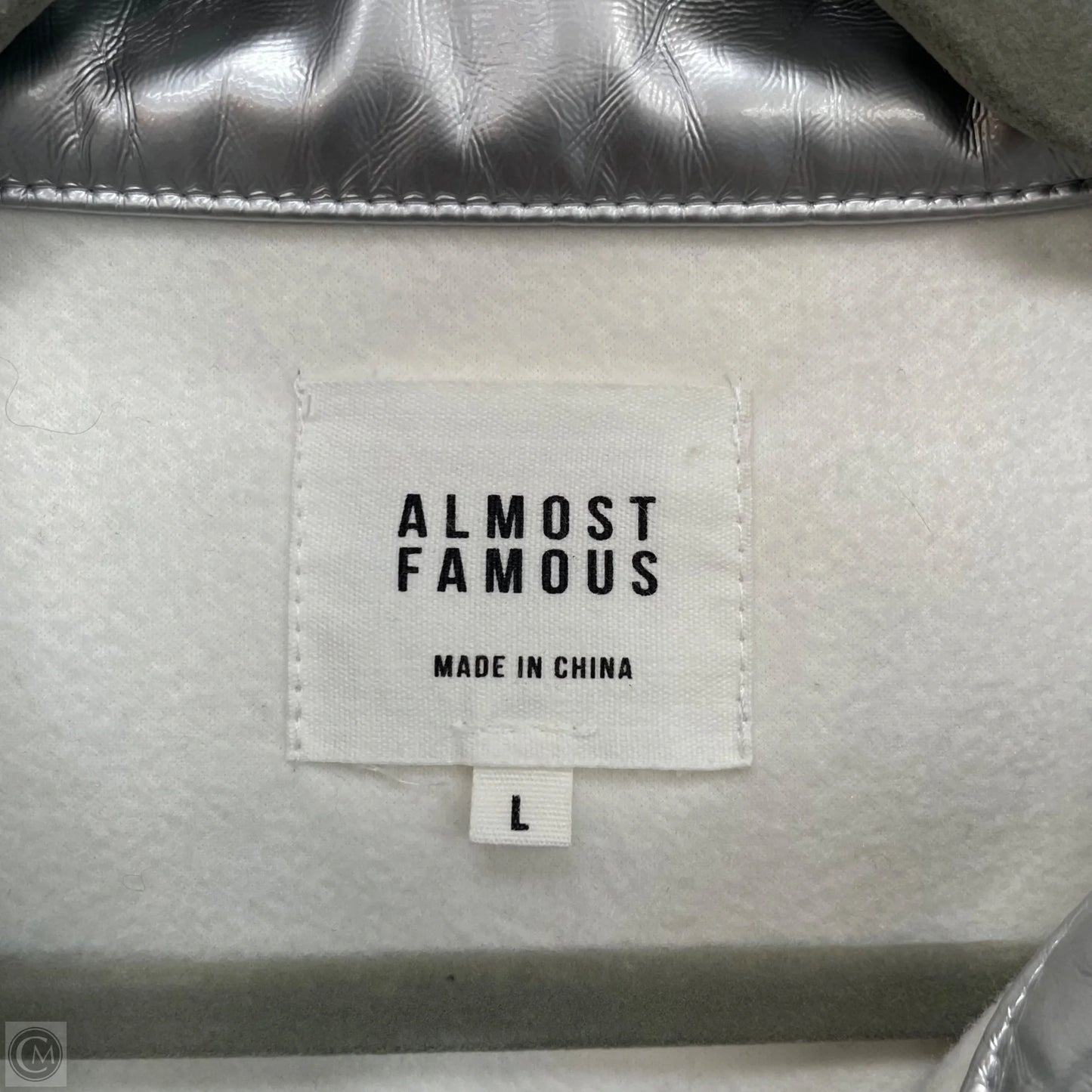 Jacket Other By Almost Famous In Silver, Size: L