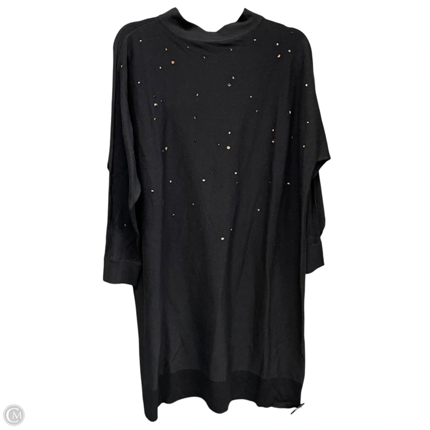 Dress Sweater By Nic + Zoe In Black, Size: L