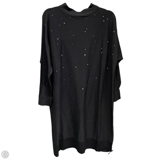 Dress Sweater By Nic + Zoe In Black, Size: L