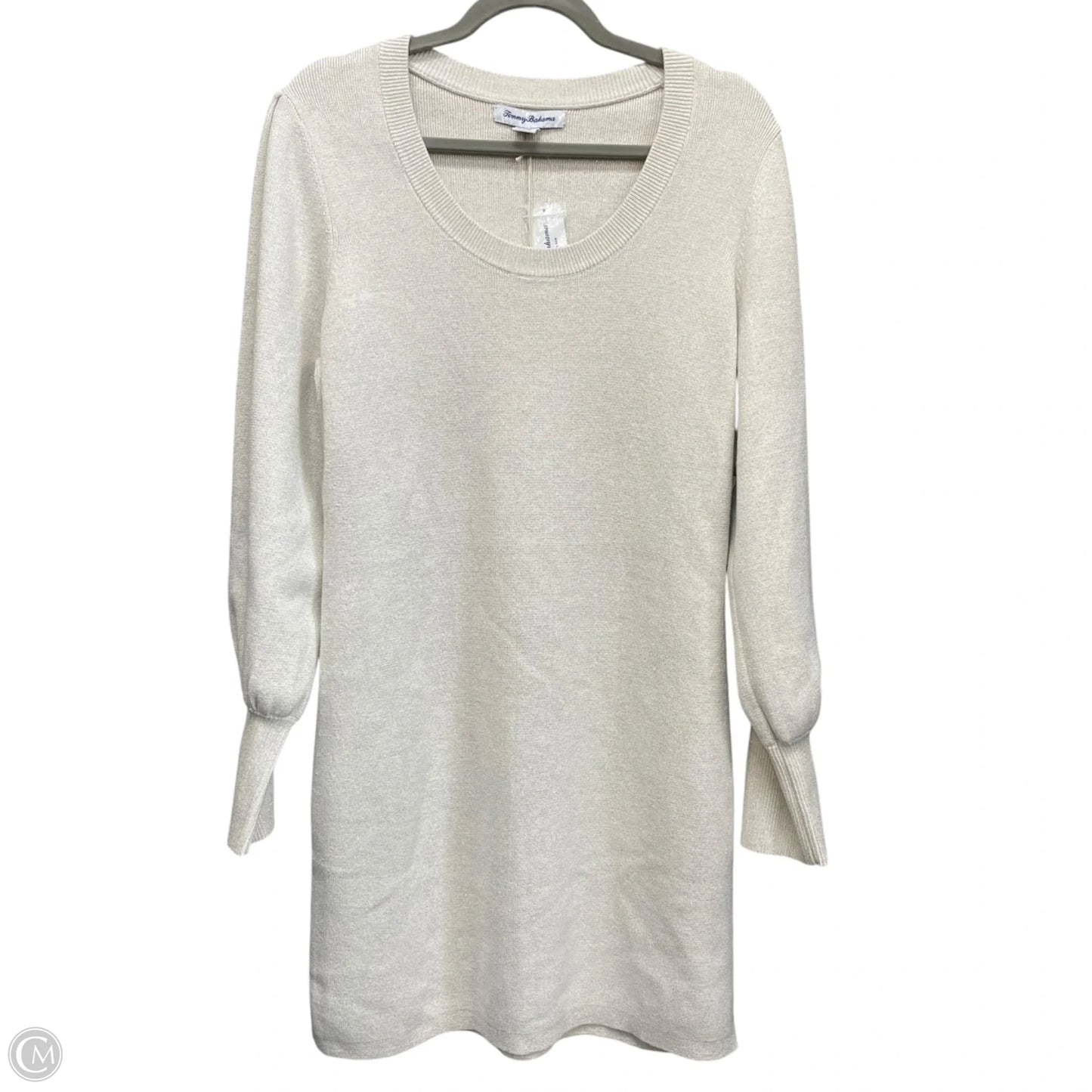 Dress Sweater By Tommy Bahama In Beige, Size: L