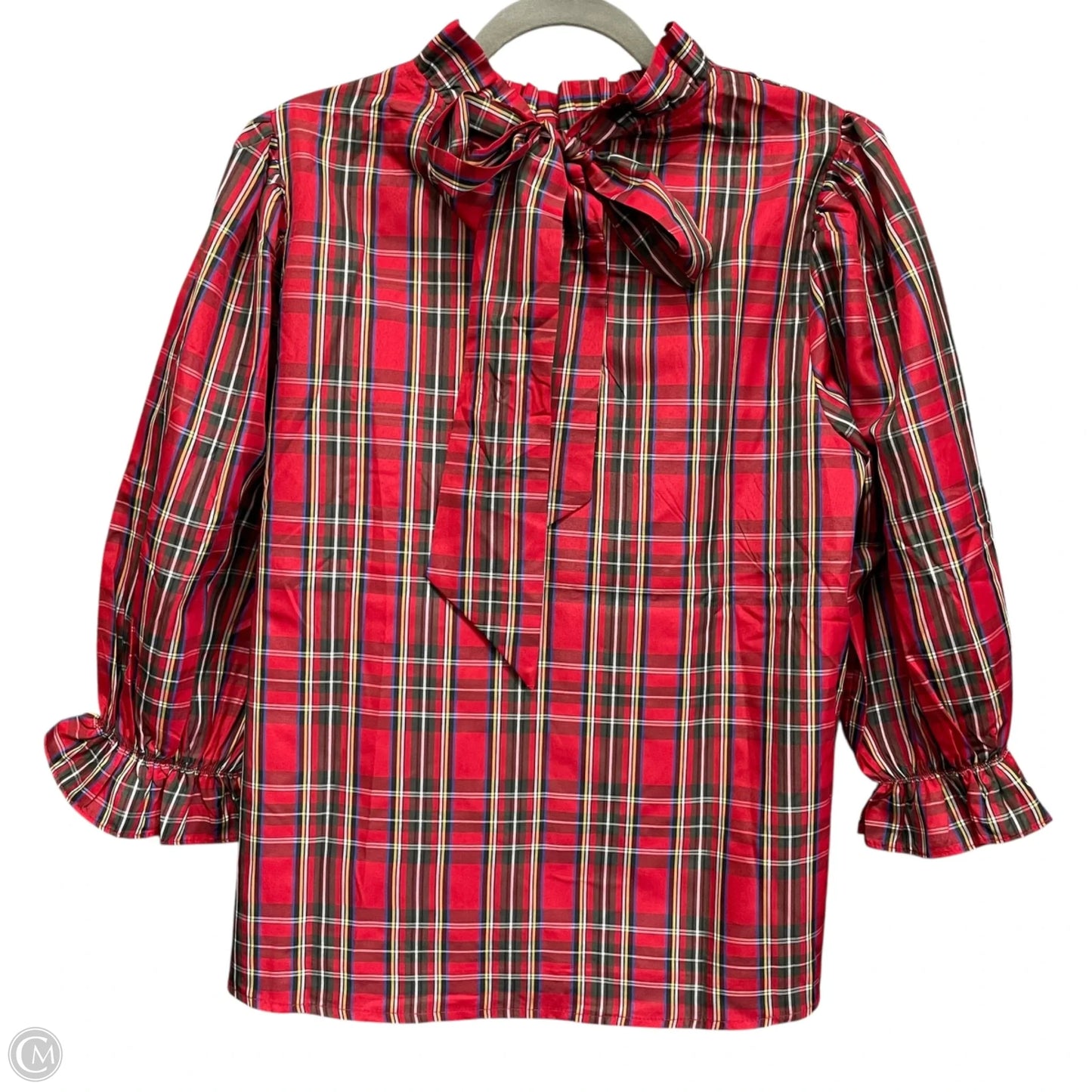 Tunic 3/4 Sleeve By J.marie In Red, Size: L